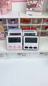 New Multifunction Timer Kitchen Bedroom Timer Reminder Clock Alarm Clock with Digital Display Stopwatch Clock Household