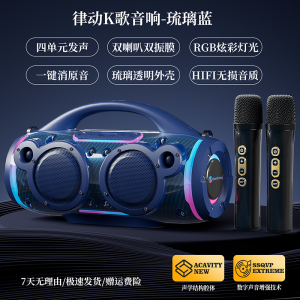 Outdoor Karaoke Audio Microphone Microphone Integrated Square Dance For Home Portable Wireless Bluetooth Speaker Family KTV