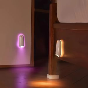 Đèn Ngủ LED Bồn Cầu Có Thể Sạc Lại Với Cảm Biến Chuyển Động Phát Sáng Nhiều Màu RGB Để Trang Trí Nội Thất Phòng Tắm