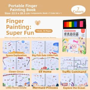 Touch Color | Non-toxic Portable Children Finger Painting Set