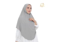 Hijab Bergo Jersey Pet Dagu Instan XL Naylatu