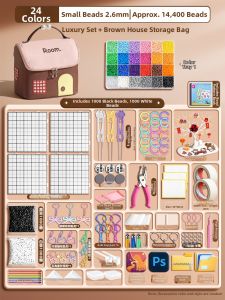 MINGZHUO | Safe High-Quality Girls DIY Bead Kit Gift Set