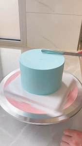 1pcs Plastic Rotating Cake TurntableCake Decoration Engraving Pottery Turntable Kitchen Baking Tool DIY Mold Baking Accessories