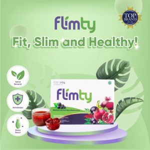 Flimty Fiber isi 1 Sachet BPOM Pelangsing Obat Kurus Diet Detox Badan Bab Lancar