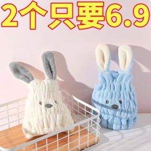 Childrens Super Absorbent Quick Dry Hair Cap Baby Infant Cartoon Bath Cap Baby Girl Cute Dry Hair Towel Headscarf