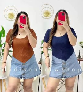 ❀ Adult Short Sleeves - Roundneck bandana Croptop Back fit( Small to Medium)&(Large to xxl).