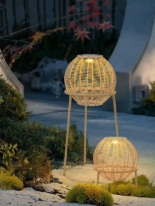 ZIYE | Purple Leaf Mood Courtyard Lamp Solar Weaving