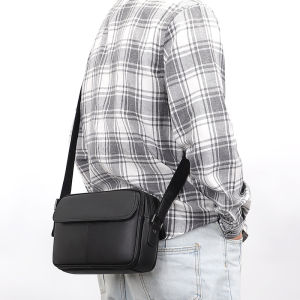 รอยัลBaggerขนาดเล็กที่เรียบง่ายอิตาลีGenuienหนังวัวกระเป๋าสะพายสบายๆกระเป๋าสะพายไหล่สําหรับผู้ชายธุรกิจแฟชั่นผู้ชายเย็น