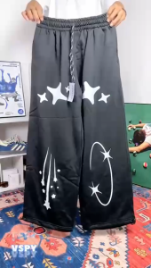 Celana Baggy Pants Gombrong Skena Fleece 280 Gsm Premium