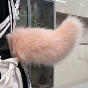 Voice Controlled Cute Remote Control Rechargeable Plush Fox Tail Decoration