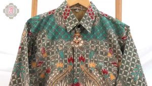 KEMEJA BATIK PRIA PREMIUM LENGAN PANJANG REGULAR KANTOR BATIK ALUNA PCW 074