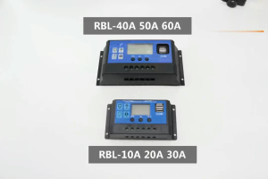 Flowatt Store Solar Charge Controller 30A LCD Display 12V 24V AUTO Dual USB Solar Solar Panel PWM Charge And Discharge Controller Solar Controller Max 50V PV Input RBL solar panel