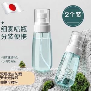Bình Xịt Dạng Sương Siêu Mịn Du Lịch Kích Thước Nhỏ Di Động Đựng Mỹ Phẩm Cồn Bình Xịt Dạng Sương Nano Có Thể Ép Nắp Rời