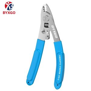 Kìm Sợi Quang Đa Chức Năng 6 Trong 1 BYXGD Lưỡi Thép Không Gỉ Carbon Cao Cấp Kìm Kevlar Công Cụ Tước Vỏ Tích Hợp Để Làm Sạch Cho Hệ Thống Truyền Thông Trung Tâm Dữ Liệu FTTH