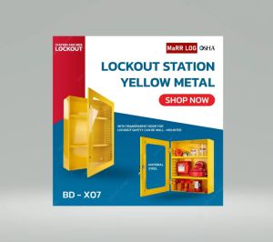 ตู้เก็บอุปกรณ์กุญแจ เครื่องมือช่าง Steel Lockout Tagout Stations รุ่น BD-X07  ( ไม่รวมอุปกรณ์ )