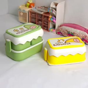 Hộp cơm hai tầng cho dân văn phòng cực xinh xắn LILA HC105