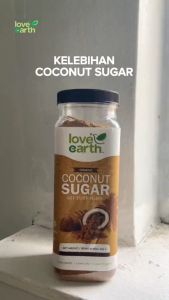 Love Earth Organic Coconut Sugar 400gNo Chemical & Preservative Australia NASAA Organic Certified (Natural)