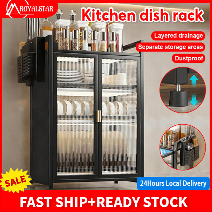 Dish Machine Rack Ph Royalstar Kitchen Dish Rack Layered Dish Drainer Dish Rack with Hooks ...