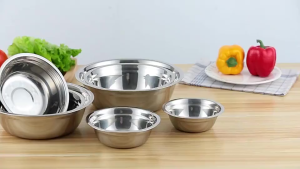 ชามสแตนเลส ชามซุป ชามอเนกประสงค์ 304 สแตนเลสเกรดอาหารหนาทนทานไม่เป็นสนิม มีให้เลือก 3 ขนาด