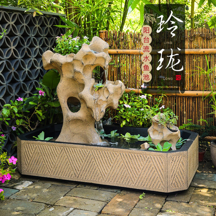 Hanyuntang Courtyard Fish Pond Flowing Water Ornaments Garden Water