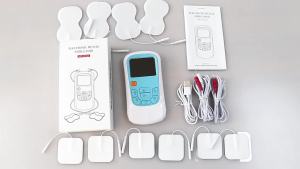 Electronic TENS Unit 25 Modes Dual Channel Portable Massager Muscle Relaxation & Soreness Relief Device with 10 Electrode Pads