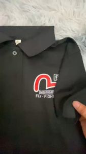 Áo thun có cổ polo nam nữ in gấu