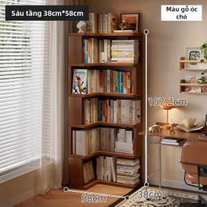 ZHUSHANXIA | Tủ Kệ Sách Góc Trưng Bày