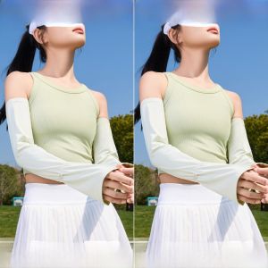 miiow | Womens Ice Silk Sun Protection Sleeve Covers Summer 2025 Outdoor UV Protection Sunshade Arm Guard Office Cycling Cool Feeling