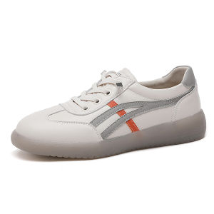 Genuine Leather German Training Womens Shoes Spring Autumn New Style Cowhide Soft Bottom Slip-On Maternity Shoes Malcolm X Board Shoes