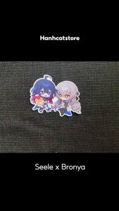 Sticker Honkai Star Rail - Hình dán chibi Seele Bronya JingYuan Kafka Blade Himeko Bailu và các nhân vật khác