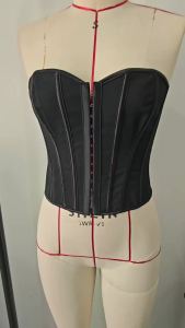 Áo Corset Không Dây Kiểu Gothic Y2K Dành Cho Nữ Cổ Sweetheart Dây Buộc Phía Sau Thích Hợp Cho Các Buổi Tiệc Đêm Ở Club Thời Trang Gothic