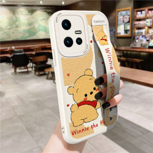 Creative Silicone Wristband Phone Case for Vivo Iqoo 15 Series Female Style Anti-Fall Small Design Soft Protection Cover