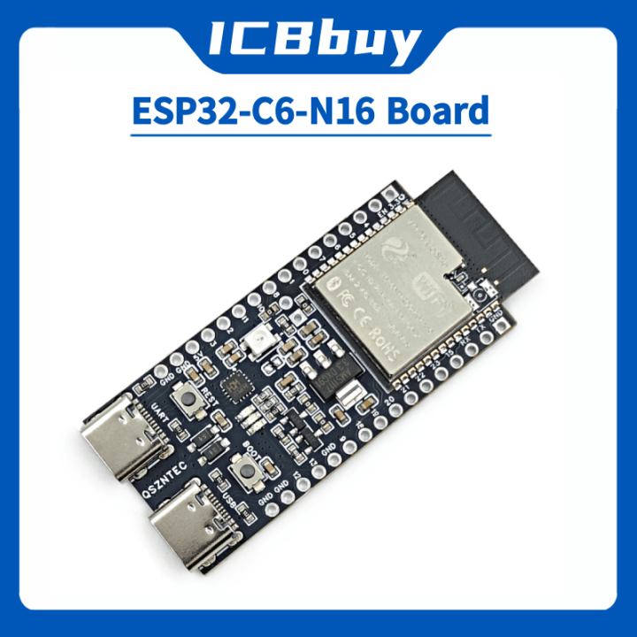 ESP32-C6 16MB Flash ESP32 WiFi+Bluetooth Internet Of Things ESP ...