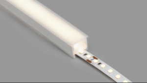 Cover Led Strip Silicon Flexible Putih Susu 16x10mm Housing Led Strip