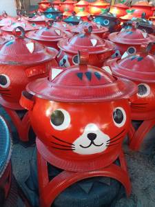 สินค้าน้องใหม่ชุดถังขยะน้องแมวส้มกวักเงิน สินค้าขายดีอันดับ1