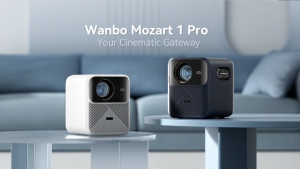 Wanbo Mozart 1 Pro Support 4K Projector Android TV 11 ASA 3.0 900 ANSI Home Cinema Projector Speaker