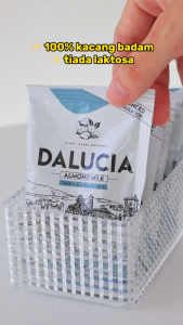 Milk Powder For Adult Susu Serbuk Dewasa 奶粉 Dalucia Almond Powder Calcium High Fiber Vanilla 15 Sachet Susu Tepung Lactose Free No Sugar Added Alternatif Susu Kambing Tulang Sendi Tenaga Minuman Kesihatan Warga Emas Dewasa Almond Milk Powder