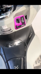 HONDA PCX160 ฝาครอบป้องกันล็อคประตู 4 สี สวิตช์จุดระเบิดฝาครอบปุ่มล็อคประตูไฟฟ้าฝ PCX อะไหล่รถจักรยานยนต์ มอเตอร์ไซค์