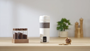 MEEVIDA Electric Kettle Thermal Cup Multi-Function Insulated mini Portable Smart Water Cup Thermos Travel Kettle with LCD