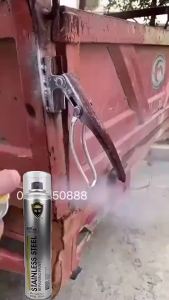 350ml No-Rust Chrome Spray Paint For Chrome-Plated Steel Wheels