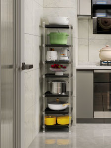 Multi-layer Space-saving Stainless Steel Kitchen Storage Rack