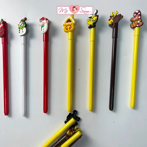 Set 20 bút đặc biệt noel chủ đề Christmas quà tặng giáng sinh tặng kèm túi zip Thế Vinh Store