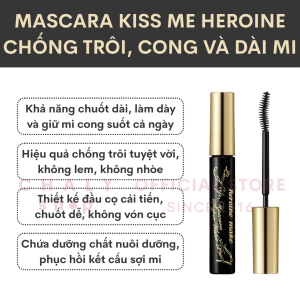 Mascara Kiss Me Heroine Make Isehan chống trôi của Nhật Bản