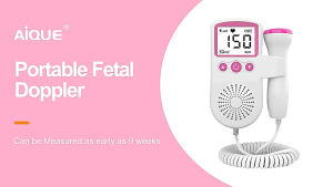 BABYUNION Fetal Doppler Handheld Baby Heartbeat Detector - Portable and User-Friendly Monitor for Expectant Mothers