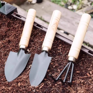 GYN Set Alat Berkebun Sekop Garpu Cangkul Mini Sedang 3in1/ Garden Tools Peralatan Taman Rumahan
