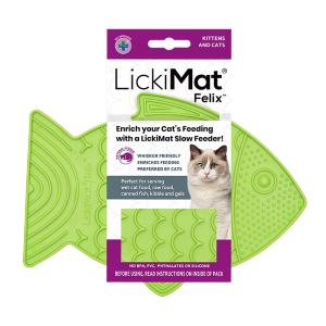 LickiMat Australia Research Slow Feeding Mat Felix Anti-boredom Aid Digestion Prevent Choking Cat Dog Toys Normal Specification