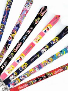 Long Anime Phone Strap Neck Lanyard Camera Strap Sailor Moon Themed Mobile Phone Accessories Digital Electronics Accessories