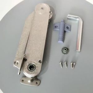 2PCS Hydraulic Door Closer Hydraulic Folding Support Flap-Up Door Rod Arm Automatic Door Closer Rocker Arm