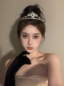 New Year Goddess Costume Zircon Crown Hairband Womens Fashion Jewelry Hair Accessories BXA Billionaires Daughter Headband