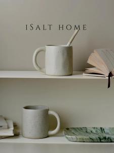 Nordic Handmade Blue And White Sand Glaze Coffee Mug European Style Milk Cup Couple Water Cup Ceramic Artisanal Crafted Mugs